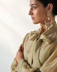 Padma Green Shirt Pant Set