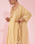 Gulnar Yellow Kurta Set