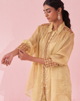 Gina Yellow Shirt Pant Set