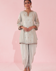 Geeta Ice Blue Kurta Set