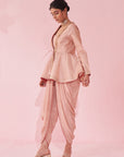 Gulnaz Blush Pink Kurta Set