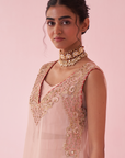 Geetika Blush Pink Sharara Set