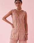 Ghaziya Blush Pink Sharara Set