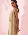 Ghuneha Green Sharara Set