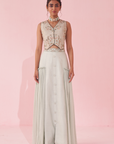 Gurnoor Ice Blue Sharara Set