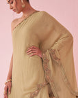 Gulbano Green Sharara Set