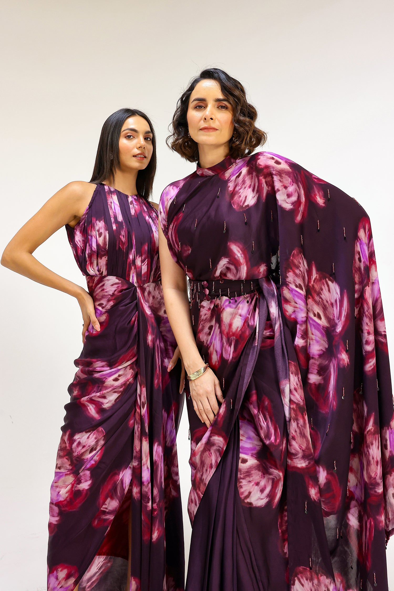 Lyla Collar Pallu Sari