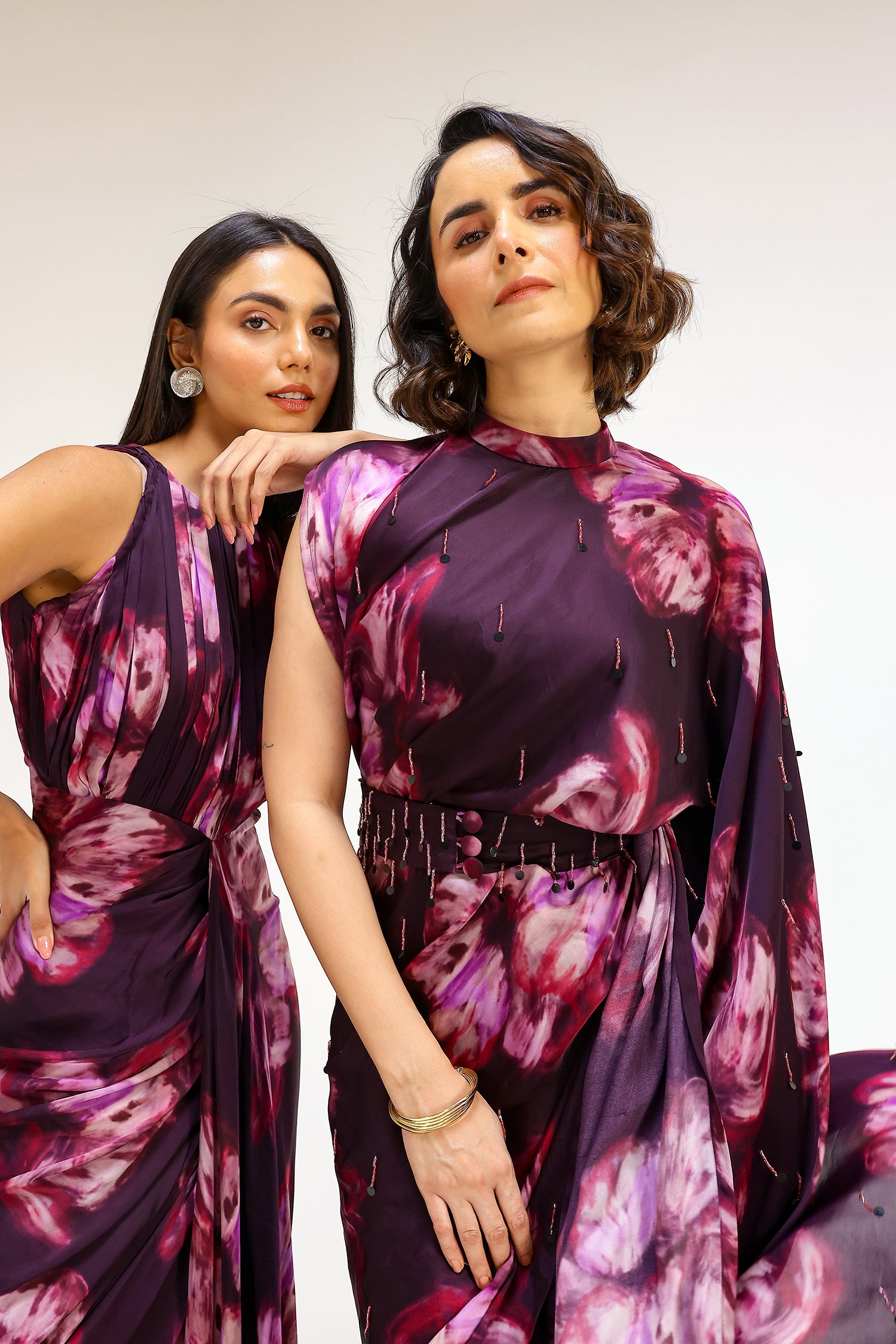 Lyla Collar Pallu Sari