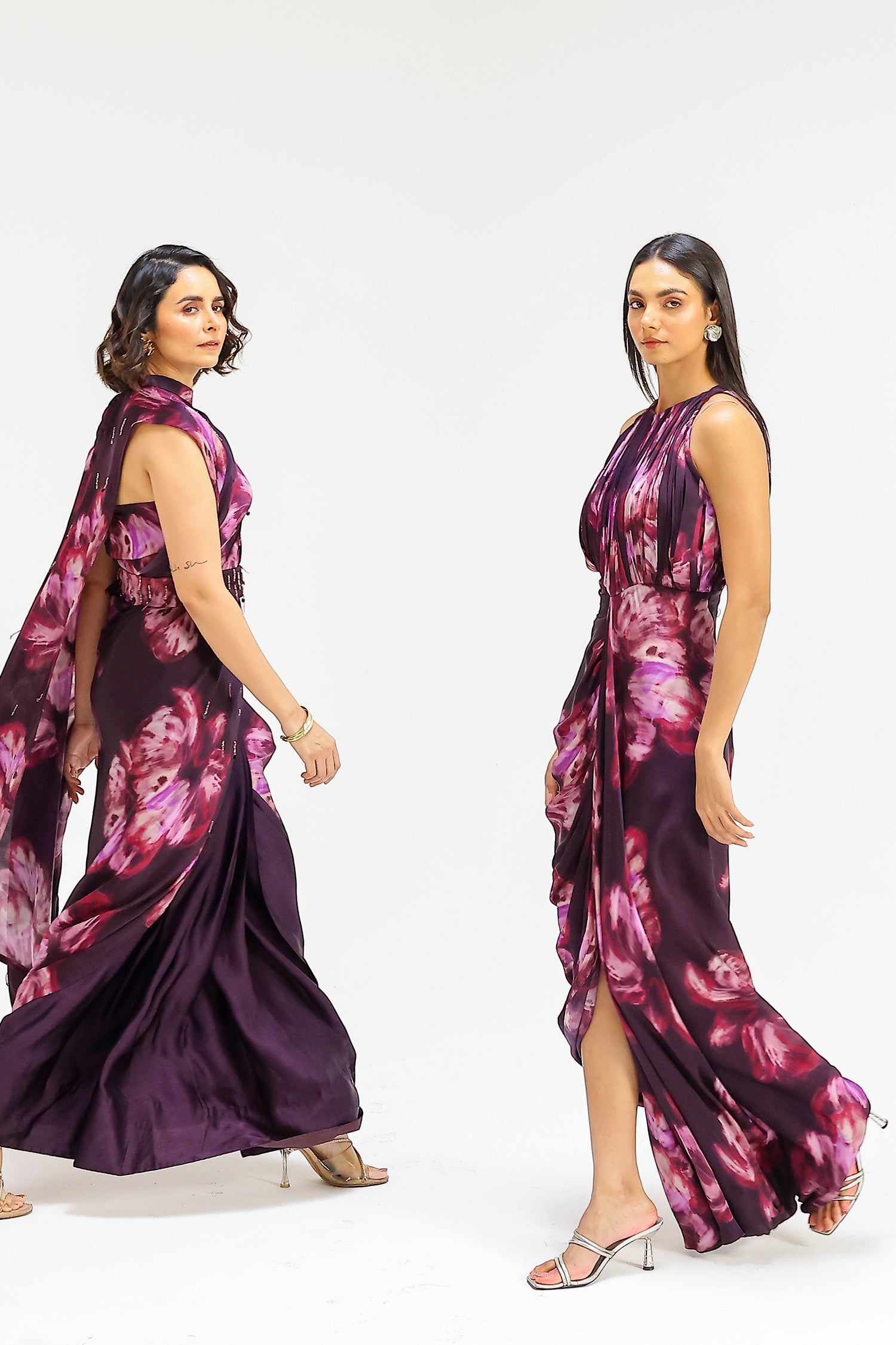 Lyla Collar Pallu Sari