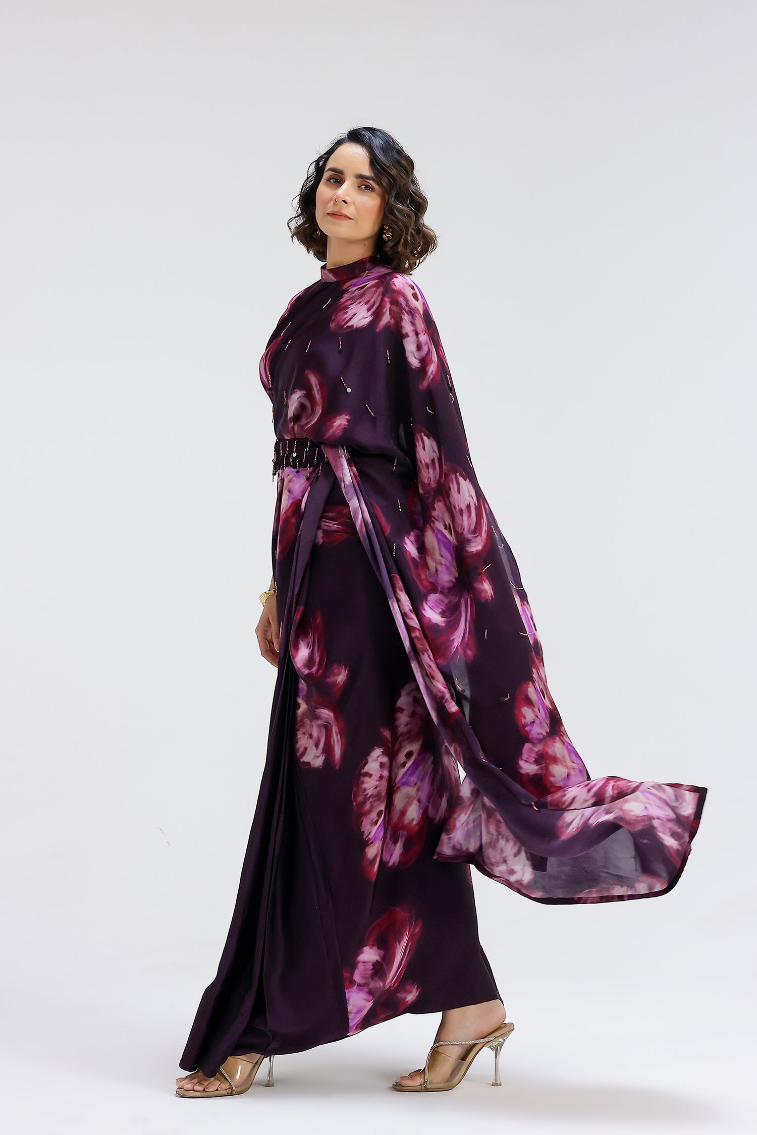 Lyla Collar Pallu Sari