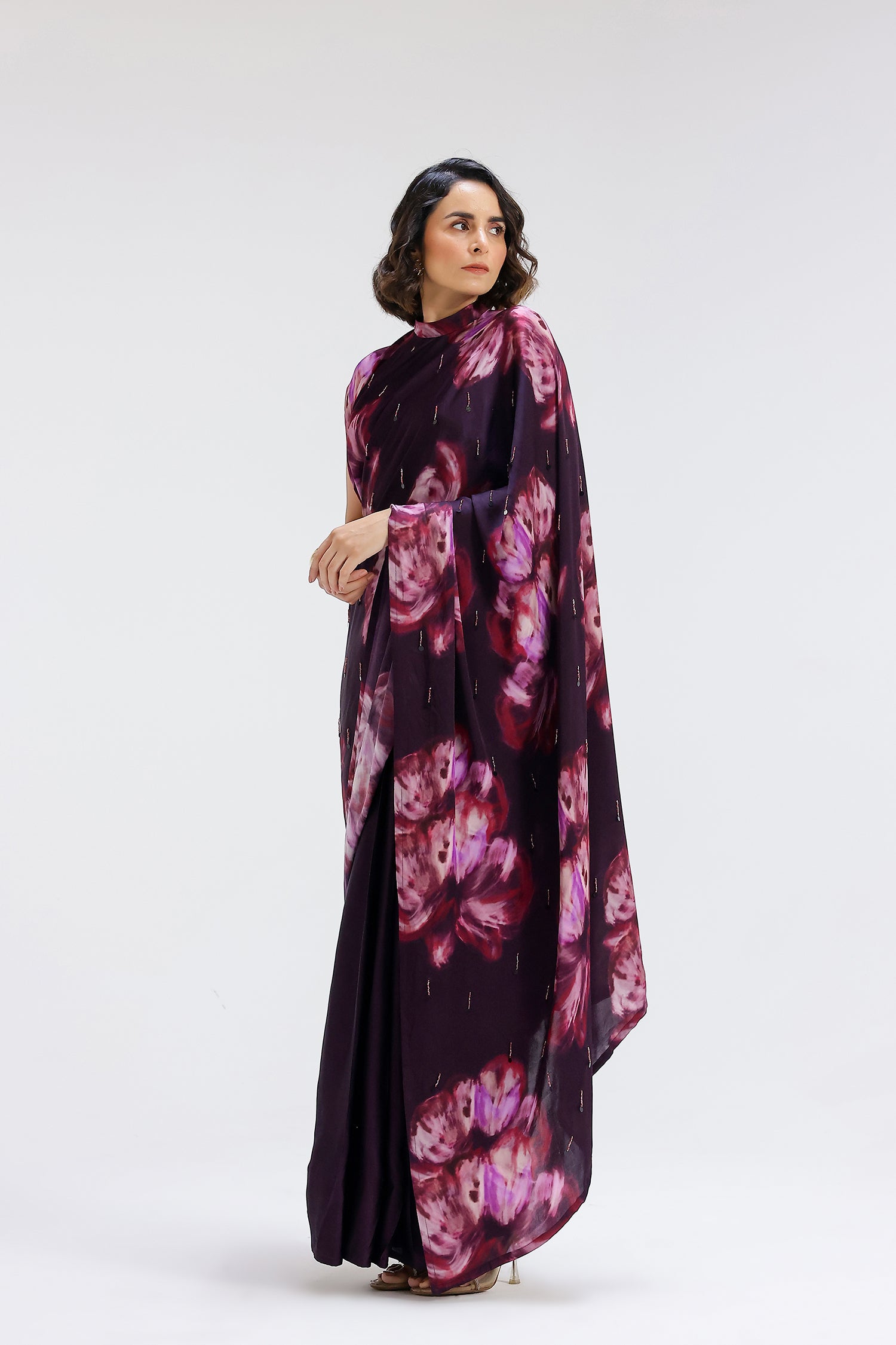 Lyla Collar Pallu Sari