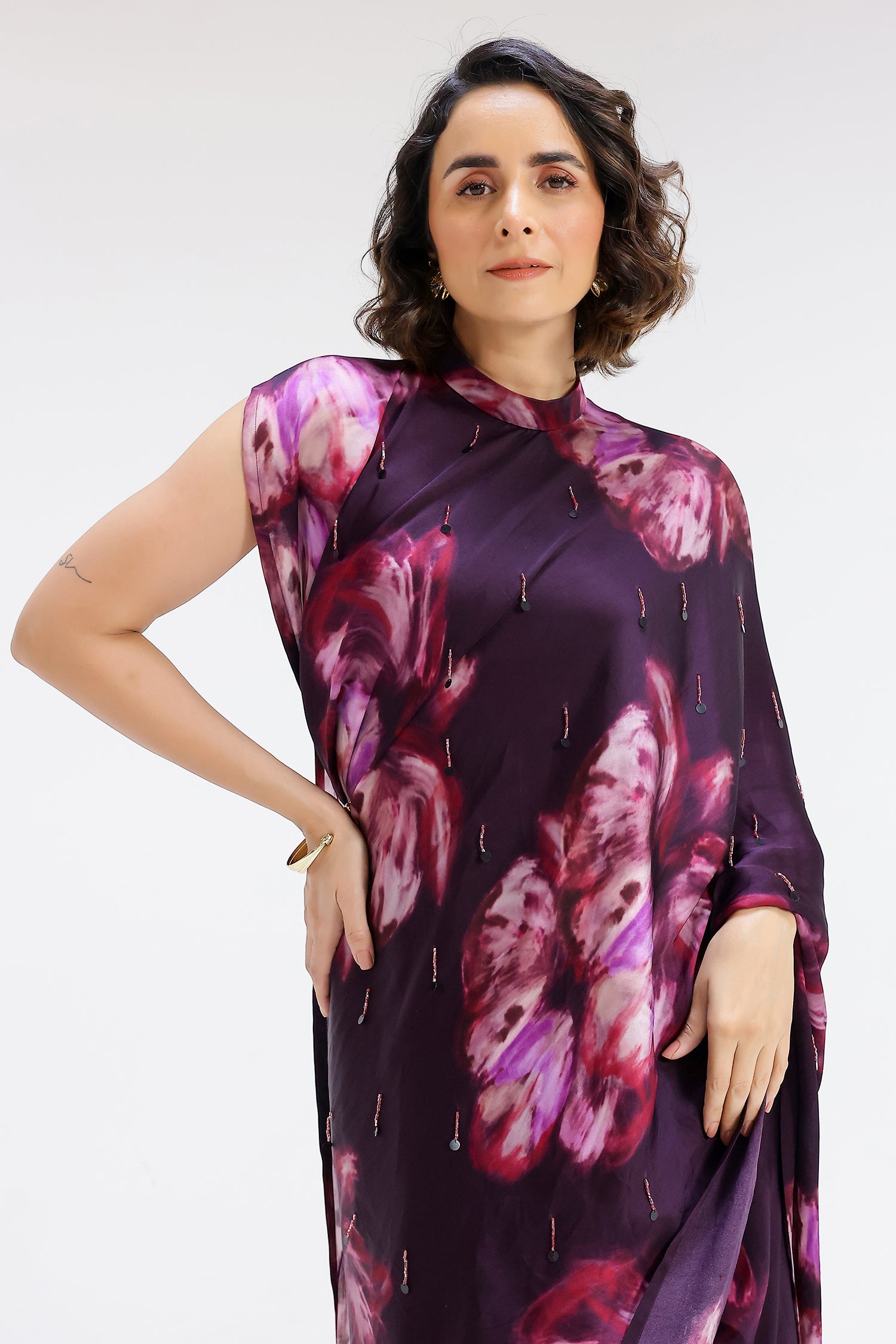 Lyla Collar Pallu Sari