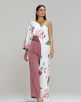 Agnes One Shoulder Top With Pants
