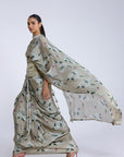 Jasmine Collar Pallu Sari