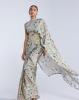Jasmine Collar Pallu Sari