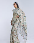 Jasmine Collar Pallu Sari