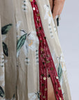Jasmine Kalidar Skirt With Draped Jacket And Blouse