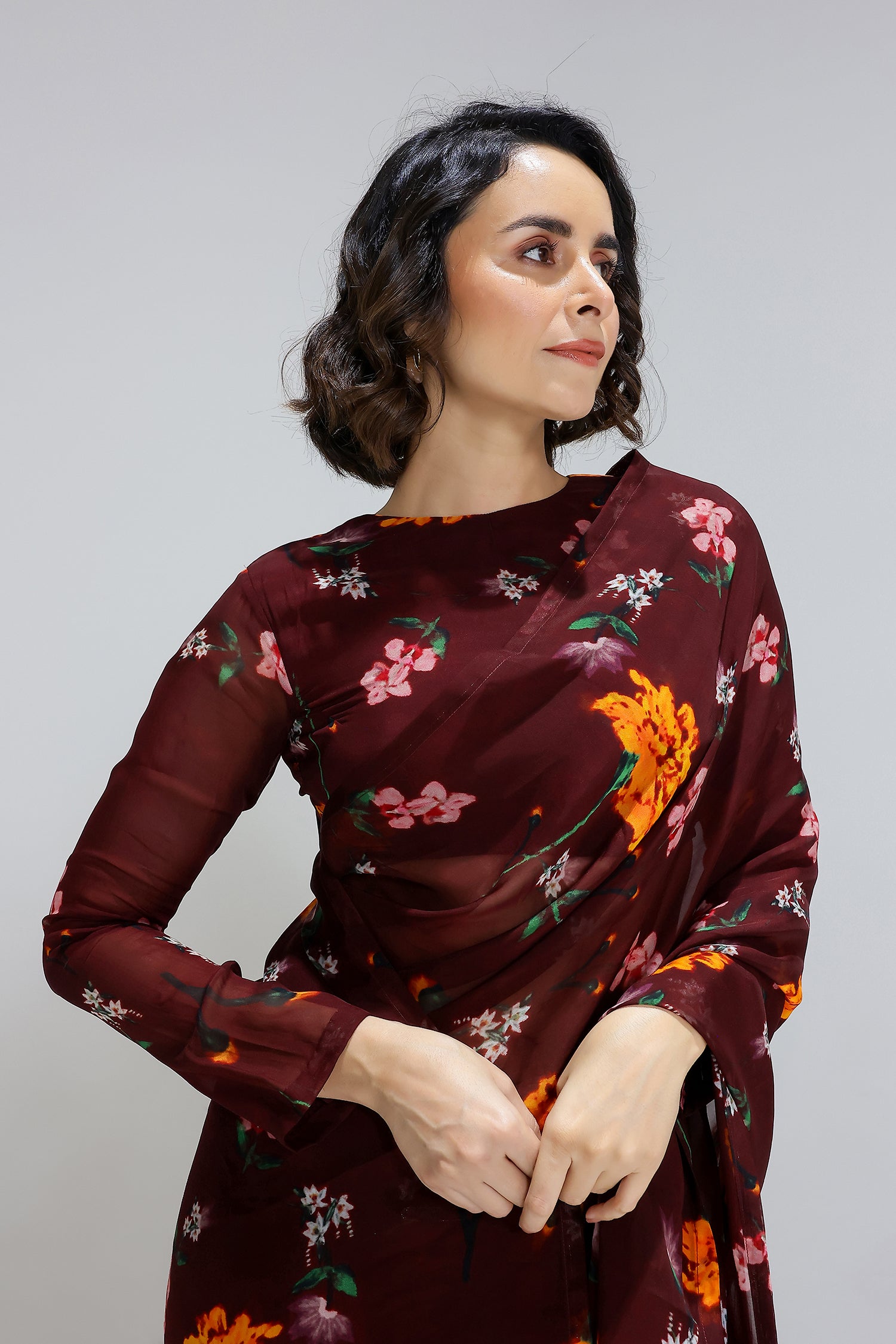 Scarlett Organza Saree