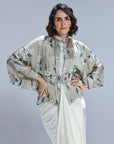 Jasmine Kimono
With Draped Gown
