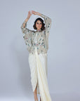 Jasmine Kimono
With Draped Gown
