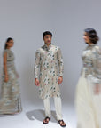 Jasmine Hand Draped Kurta Set