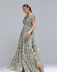 Jasmine Hand Draped Kurta Set