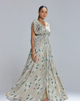 Jasmine Hand Draped Kurta Set