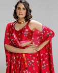 Floralia Skirt With Bustier And A Shrug