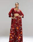Scarlett Kalidar Skirt With Jacket And Blouse