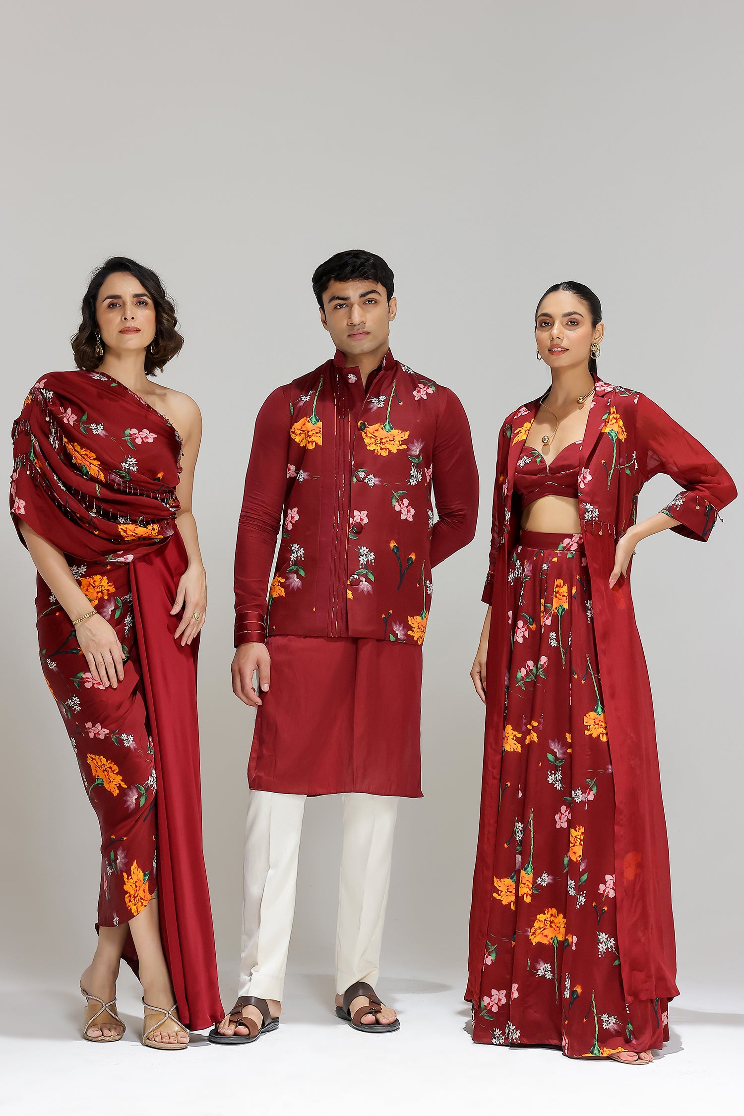 Scarlett Kurta Set With Jacket