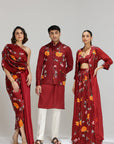 Scarlett Kalidar Skirt With Jacket And Blouse