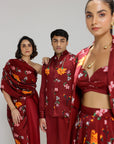 Scarlett Kalidar Skirt With Jacket And Blouse