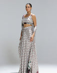 Flora Skirt With Bustier And A Shrug