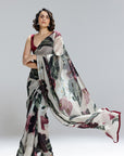 Ivy Gardenia Organza Saree