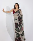 Ivy Gardenia Organza Saree