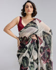 Ivy Gardenia Organza Saree