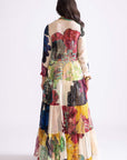 Bluey Blouse, Magnolia Cape and Magnolia Lehenga