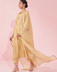 Gulzar Yellow Anarkali Set