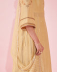 Gulzar Yellow Anarkali Set