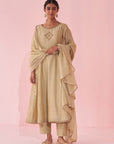 Gulzar Green Anarkali Set