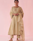 Gulzar Green Anarkali Set