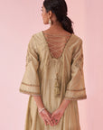 Gulzar Green Anarkali Set