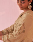 Gulzar Green Anarkali Set