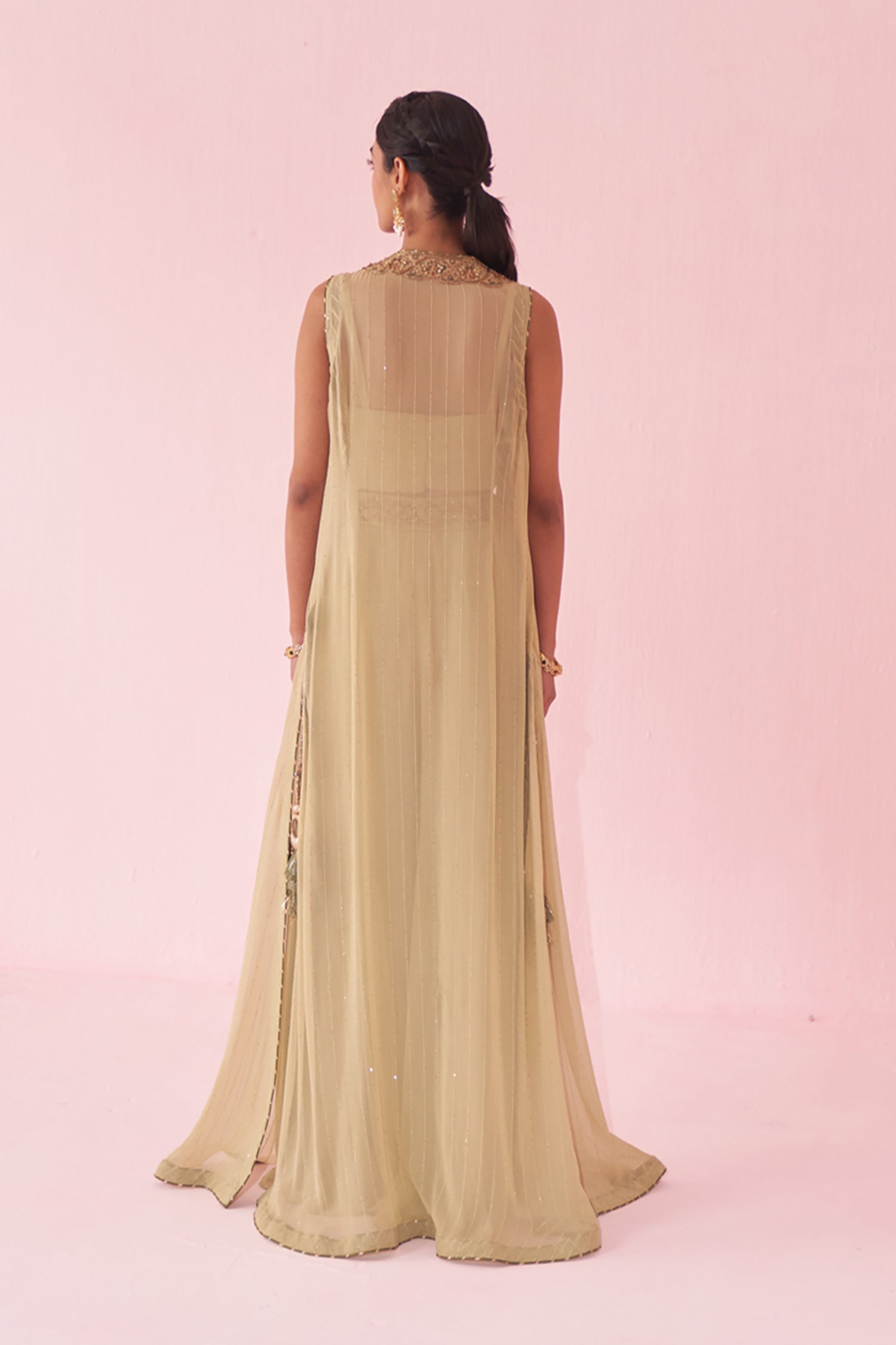 Ghuneha Green Sharara Set