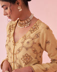 Gazal Yellow Sharara Set