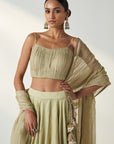 Rajita Green Lehenga Set