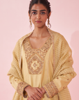 Gulnar Yellow Kurta Set