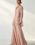 Tara Blush Pink Sharara Set -