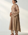 Palak Fawn Anarkali Pant Set