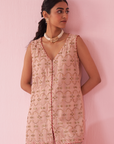 Ghaziya Blush Pink Sharara Set